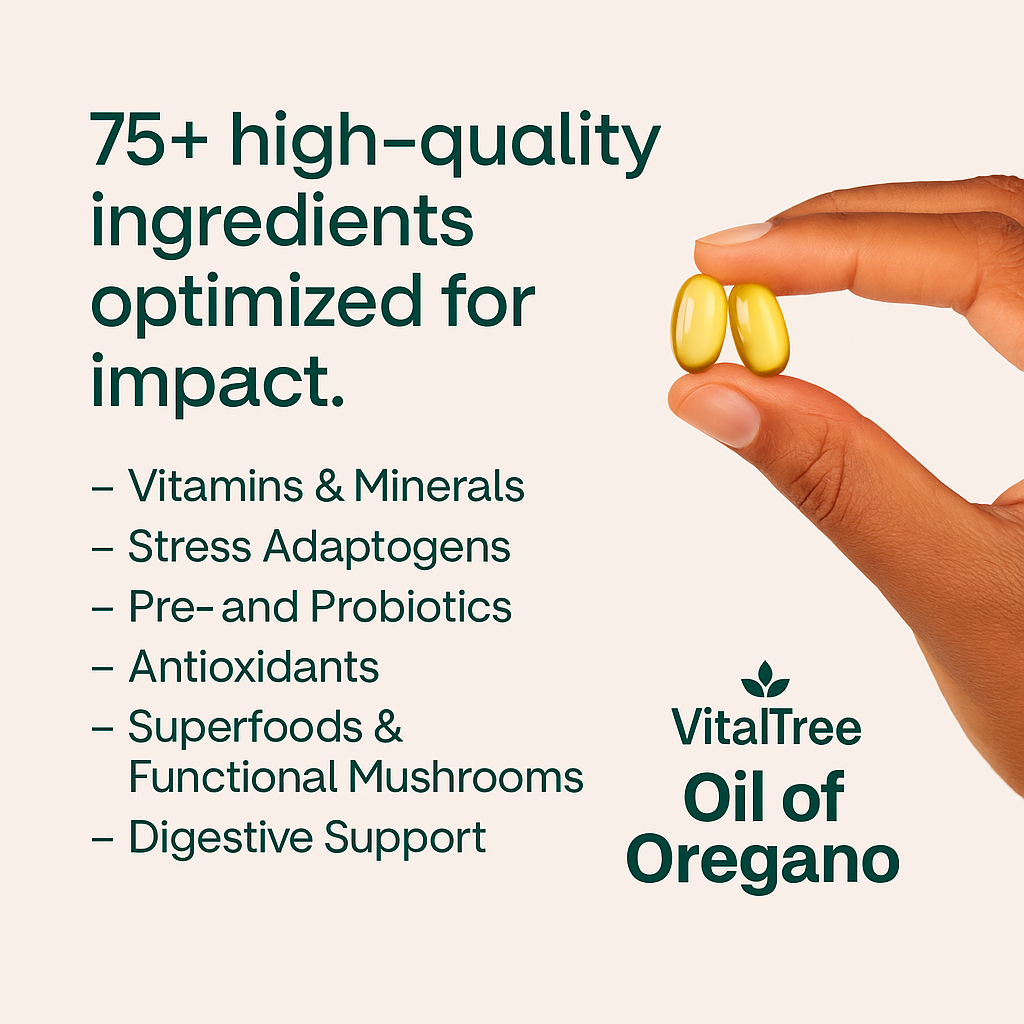 VitalTree Oil of Oregano – Advanced Cleanse + Balance Formula